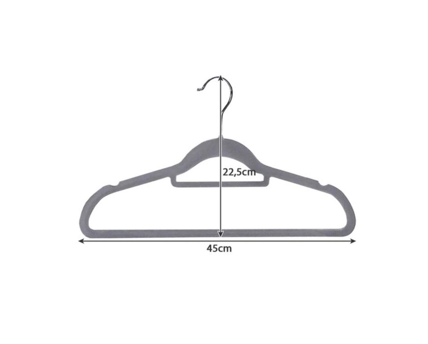 Wieszak na ubrania ZESTAW wysoka jakość obrotowy haczyk 10+10 GRATIS