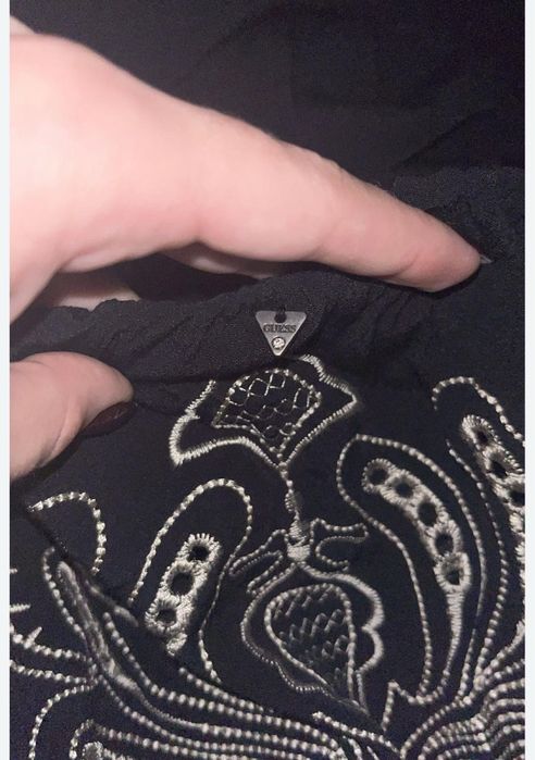 Довга чорна сукня Guess