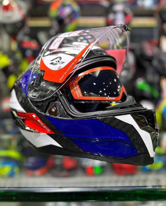 Capacete NOVO Carbono Total LS2 Challenger (50% Desconto) Tamanho XS