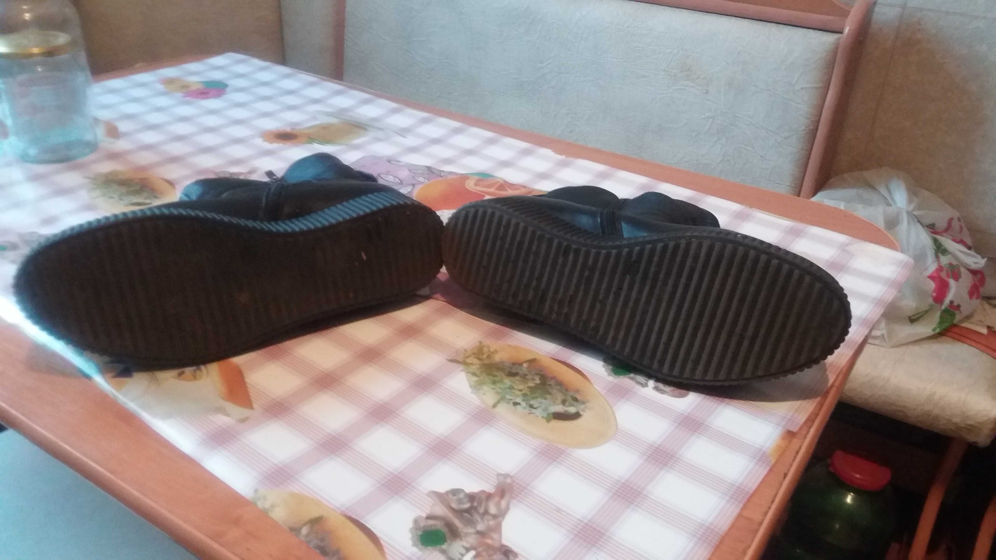 Сапоги кожанные в суперском состоянии