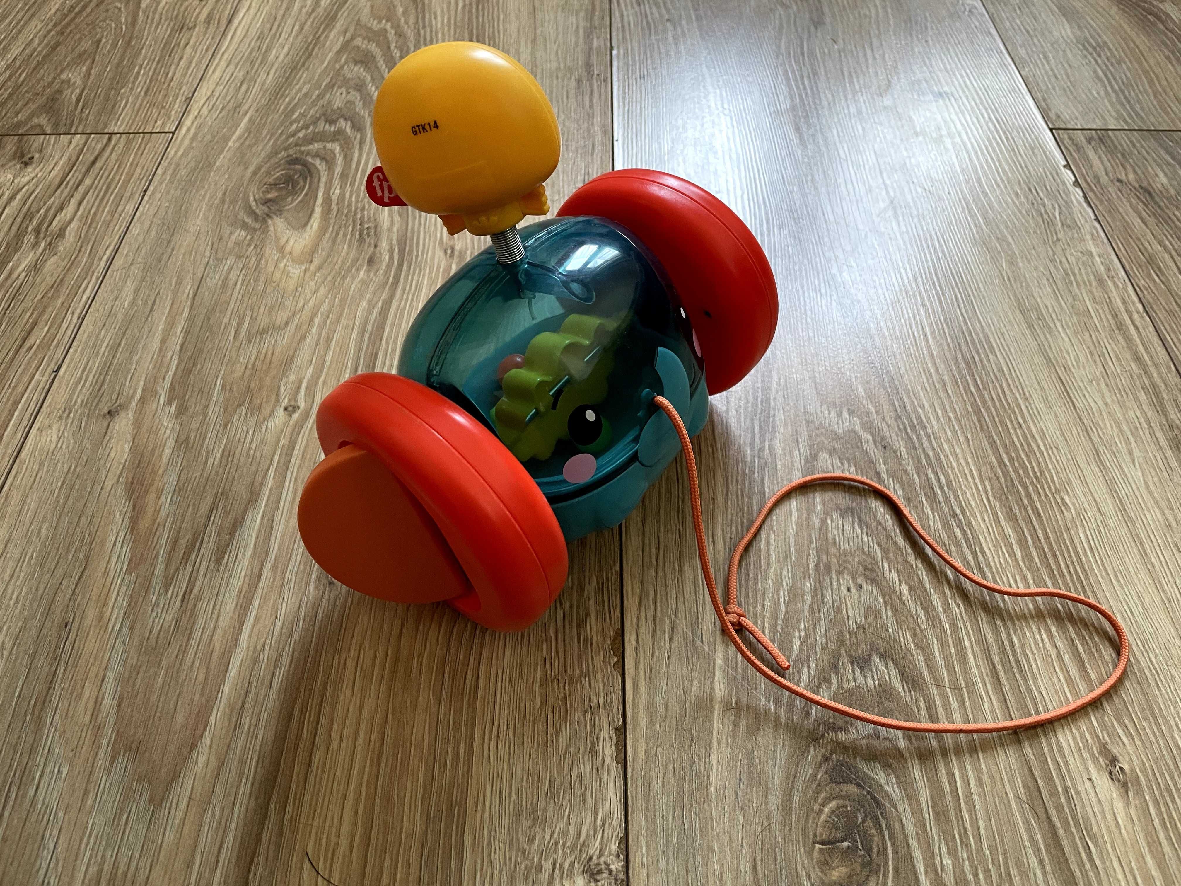 Zabawki dla dziecka / niemowlaka - chodzik, robot fisher price + butki