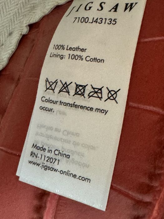 Сумка, сумка тоут з натуральної шкіри jigsaw, оригінал