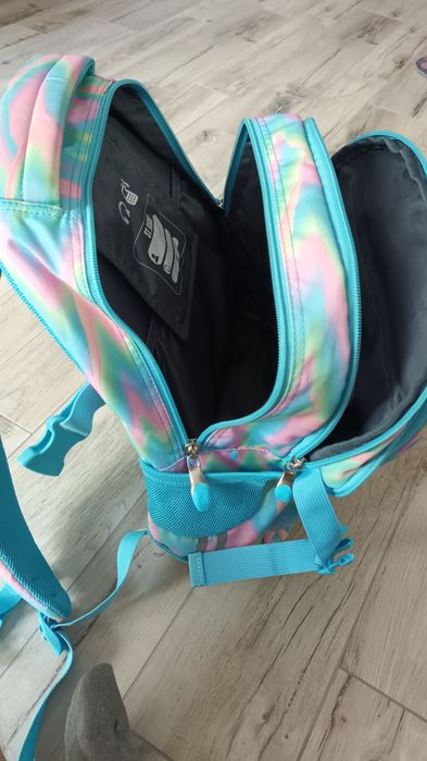 Plecak szkolny niebieski pojemny