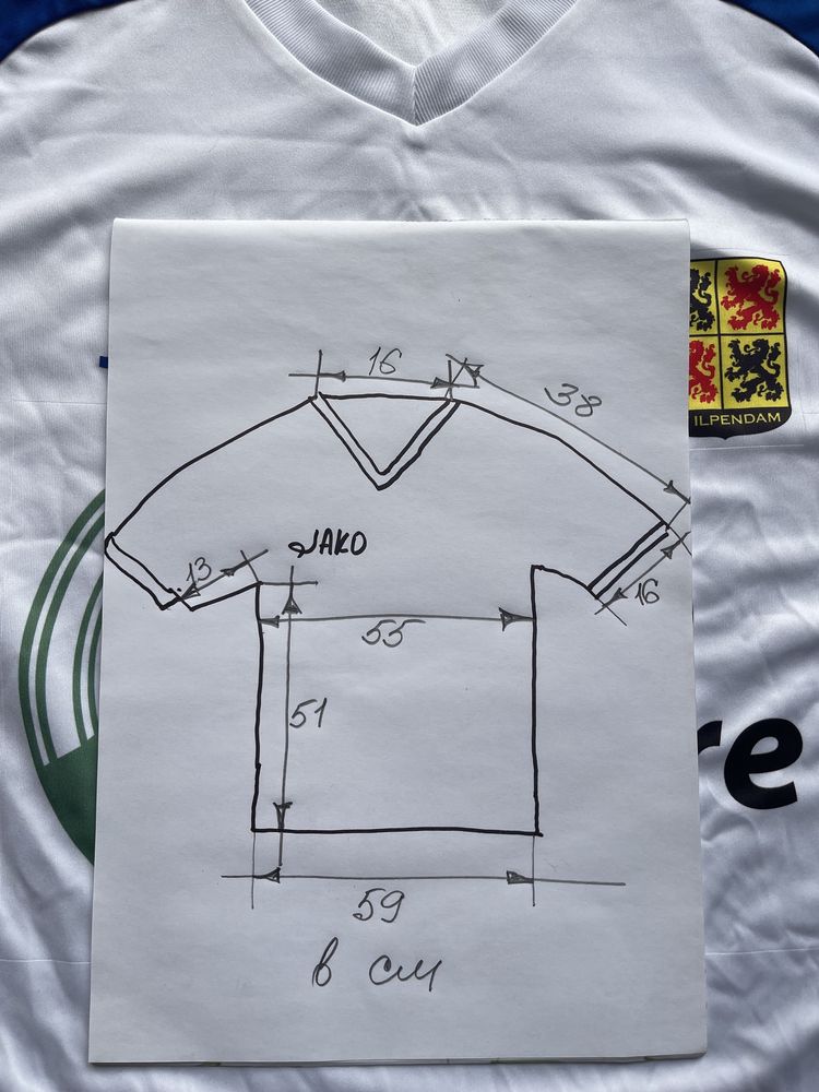 Оригінальні футболки JAKO. р. XL 3 шт. Нові.з номерами