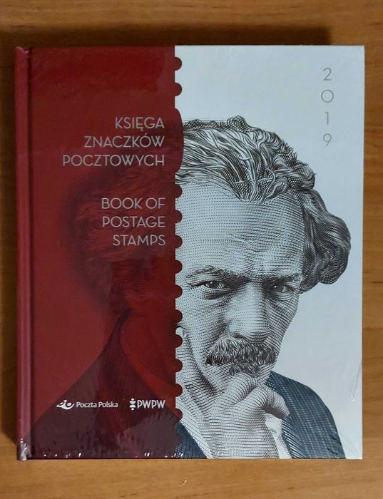 Księga znaczków pocztowych 2019, zafoliowana, ze znaczkami