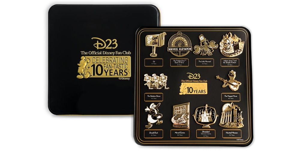 Коллекционный набор Дисней значки пины фан-клуб Disney D23