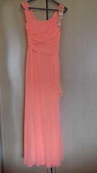 Vestido comprido de festa Tentation S/M coral