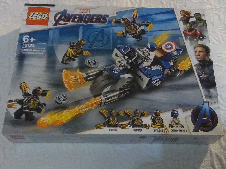 lego marvel avengers 76123 captain america outriders attack selado