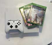 Xbox One S 1TB + Pad + 3gry  ( AC oddysey gold, doom, far cry 5)