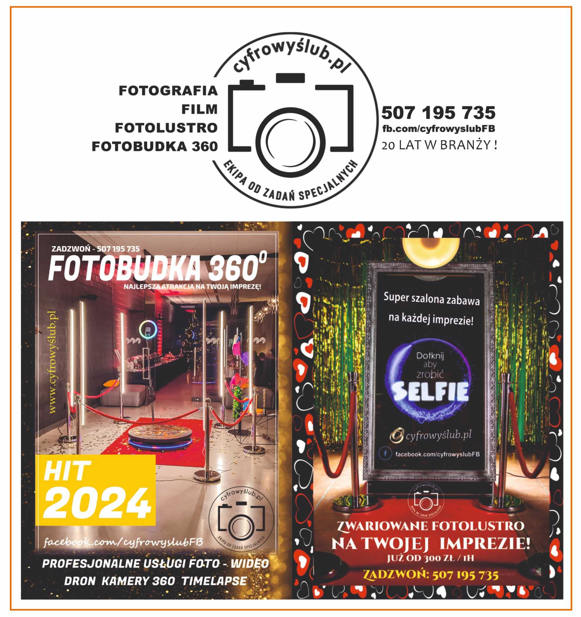 FOTO WIDEO 4K. Fotograf Dron Fotobudka360 Fotolustro | cyfrowyślub.pl