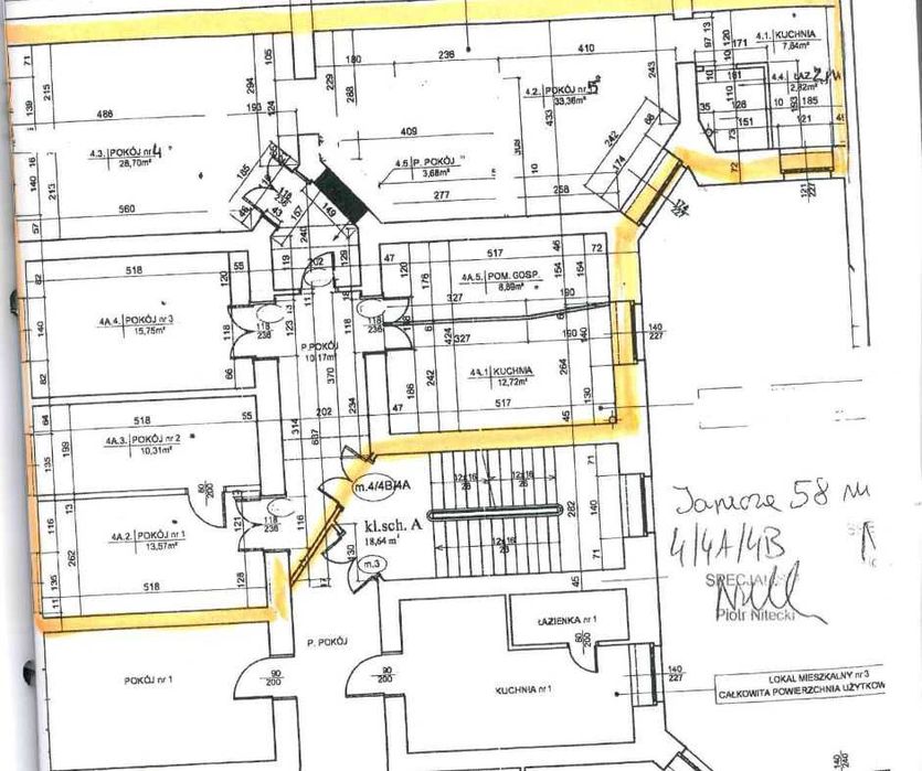 Kamienica przy Teatrze Wielkim 150 m2 Jaracza 58