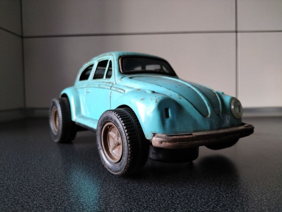 VW Garbus Garbi Kafer Metalowy Zabawka PRL Made in Japan Hot Rod