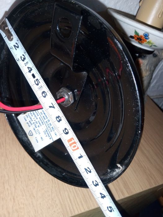 Kolekcjonerski,stary,sprawny kinkiet ceramiczny gilza