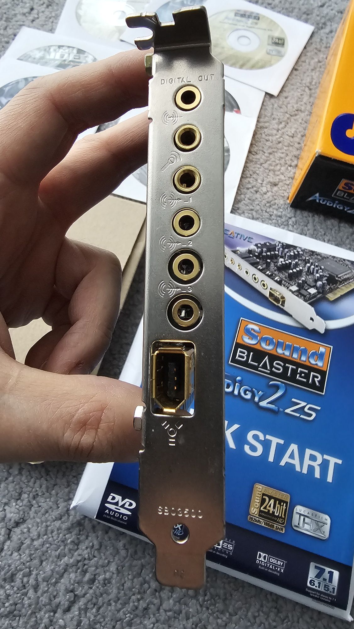 RARYTAS! Karta dźwiękowa Sound Blaster Audigy 2 ZS wersja BOX!
