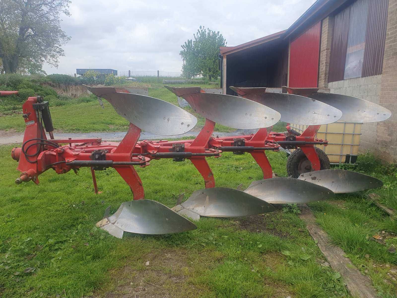 Pług obrotowy 4 skibowy MF Overum 4x45 lekki, długie odkładnice.