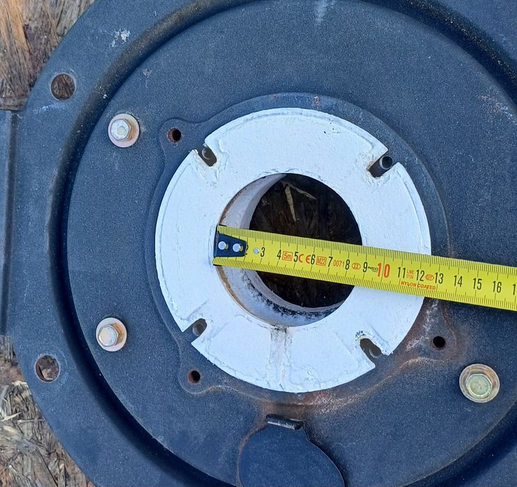 Drzwiczki pieca z ociepleniem palnik gazowy Giersch