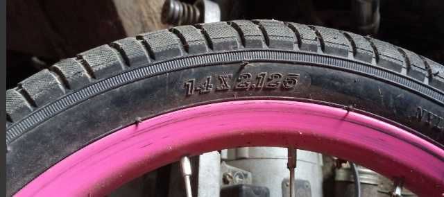 детский велосипед  розовый  б.у.