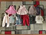 Zestaw r.62/68. 10 ubranek dla dziewczynki. Cool Club, H&M,next,Lupilu