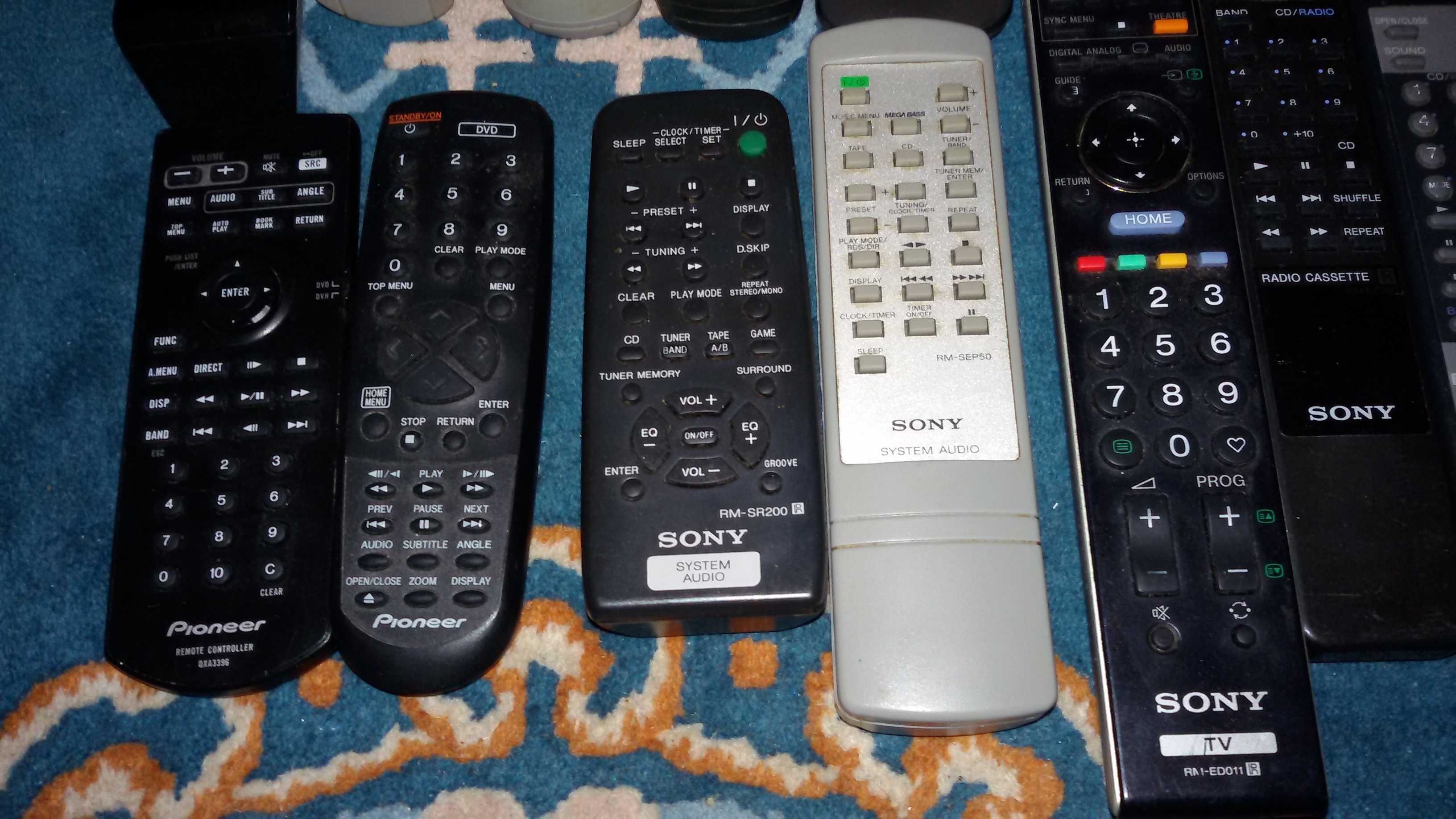 Пульт ПДУ PIONEER SONY LG Sharp Philips Tomson BBK Samsung Aiwa Bravis