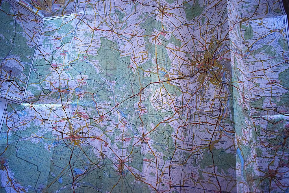 Jura krakowsko-częstochowska mapa turystyczna , stan - Nieużywana