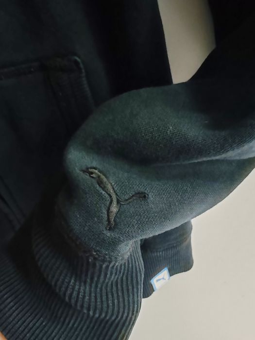 Bluza sportowa na zamek haftowane logo Puma różowy napis