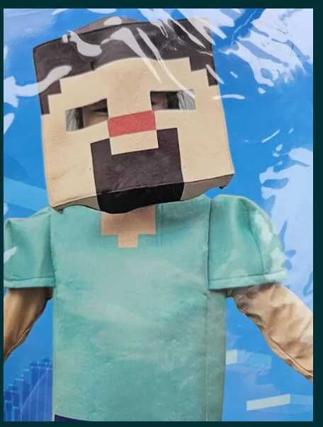 Minecraf strój na bal Steve