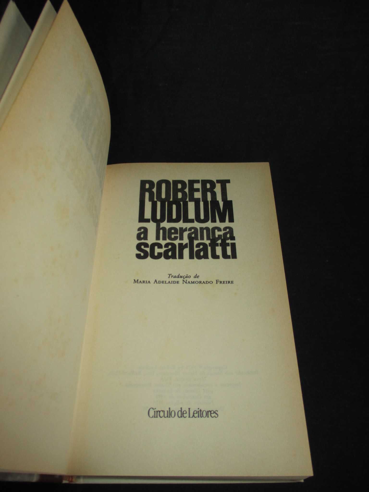 Livro A herança scarlatti Robert Ludlum