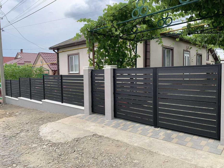Ворота відкатні, фіртка, огорожа, замір та монтаж