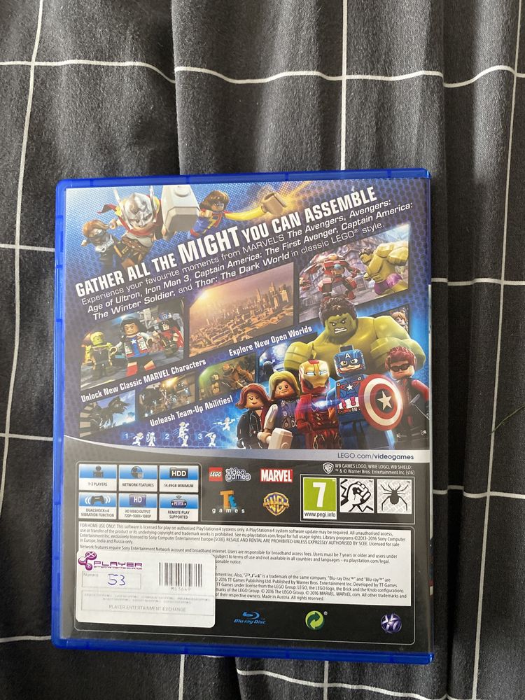 Jogo PS4 Lego Marvel Avengers!