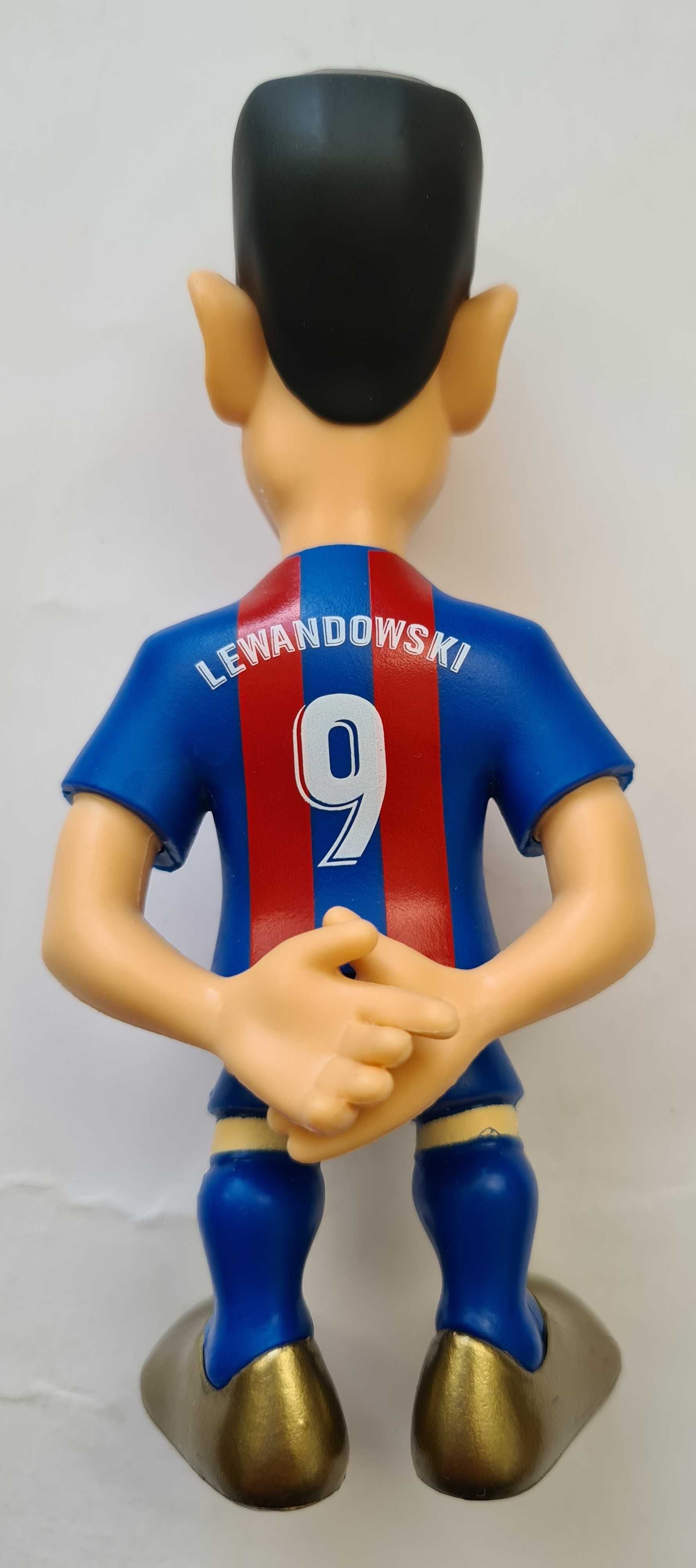 Football Stars: FC Barcelona - Lewandowski PVC Statue Minix oryginał