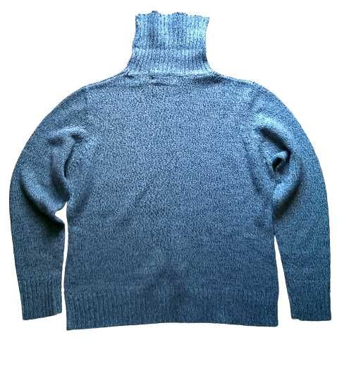 Golf sweter damski błękitny niebieski turkusowy Cherokee L
