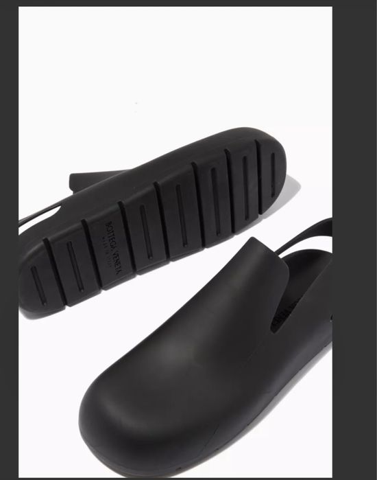 Bottega Veneta мюли резиновые черные