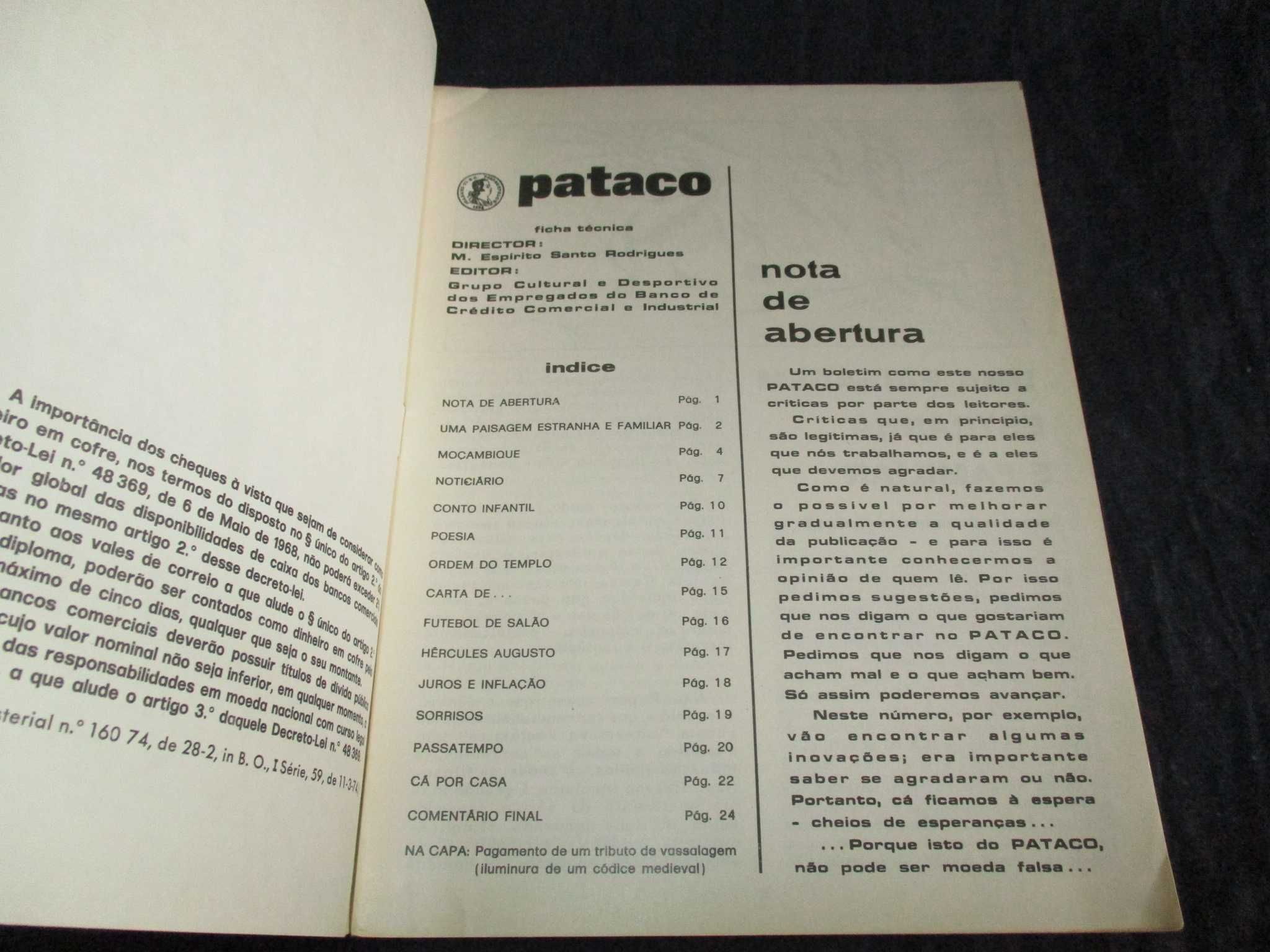 Livros Pataco Boletim Mensal Grupo Cultural