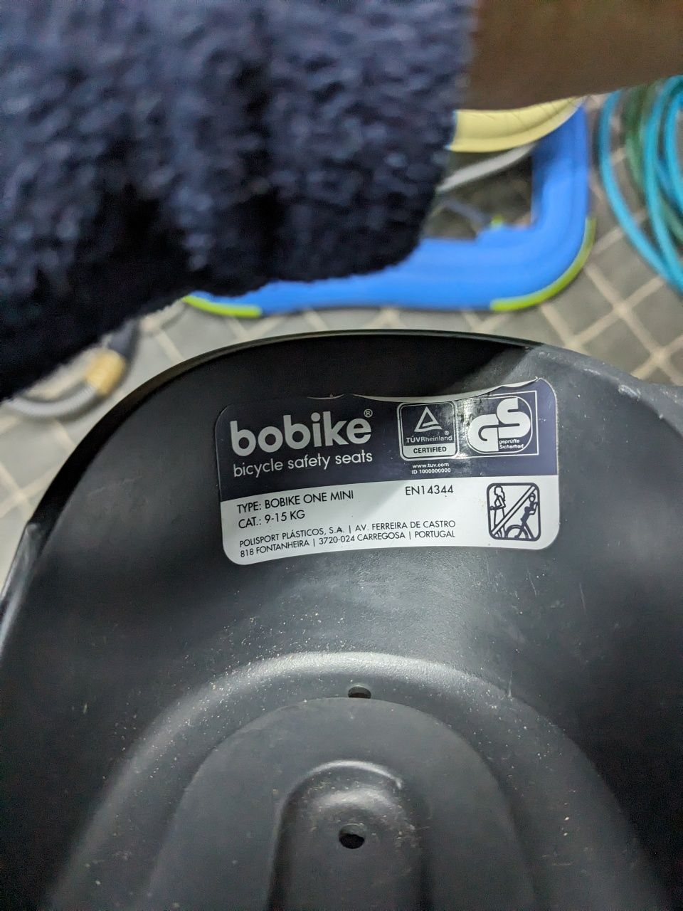 Cadeira bicicleta Bobike mini para crianças + adaptador Bryan