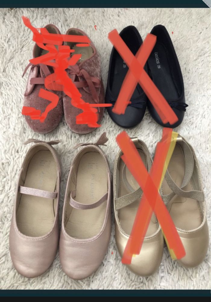 Sapatos t28 e t29