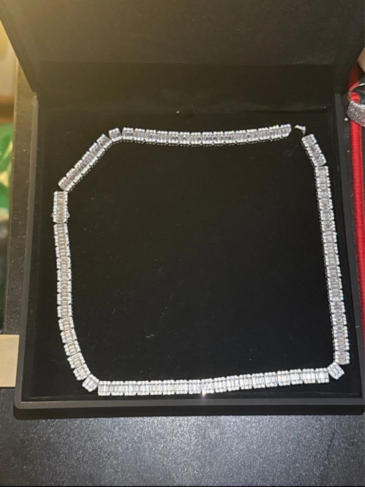 Łańcuch tennis bougette vvs moissanite