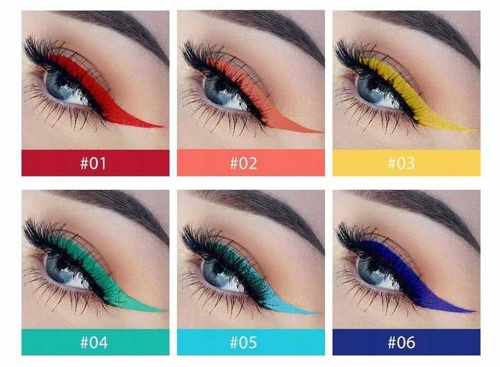 EYELINER pisak kreska konturówka granatowy H6