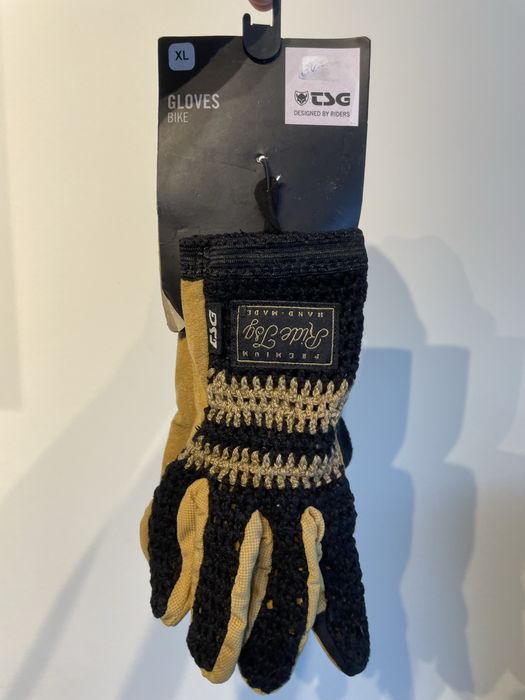 Rękawiczki TSG Slim Knit Black Beige XL