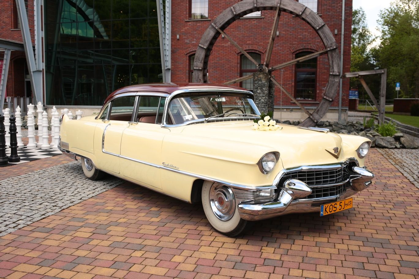 Auto samochód do ślubu zabytkowe cadillac 1959, 1955 zabytkowy