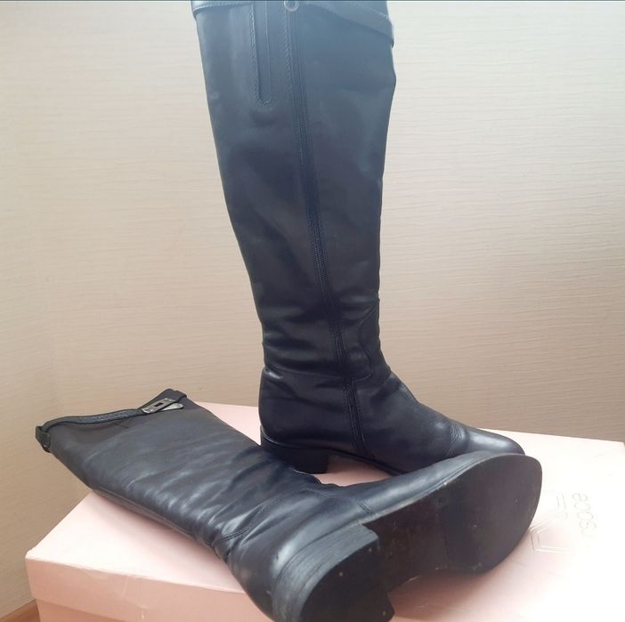 Сапоги зимние Nursace 40р. 26.5 см стелька Италия Кожа на овчине