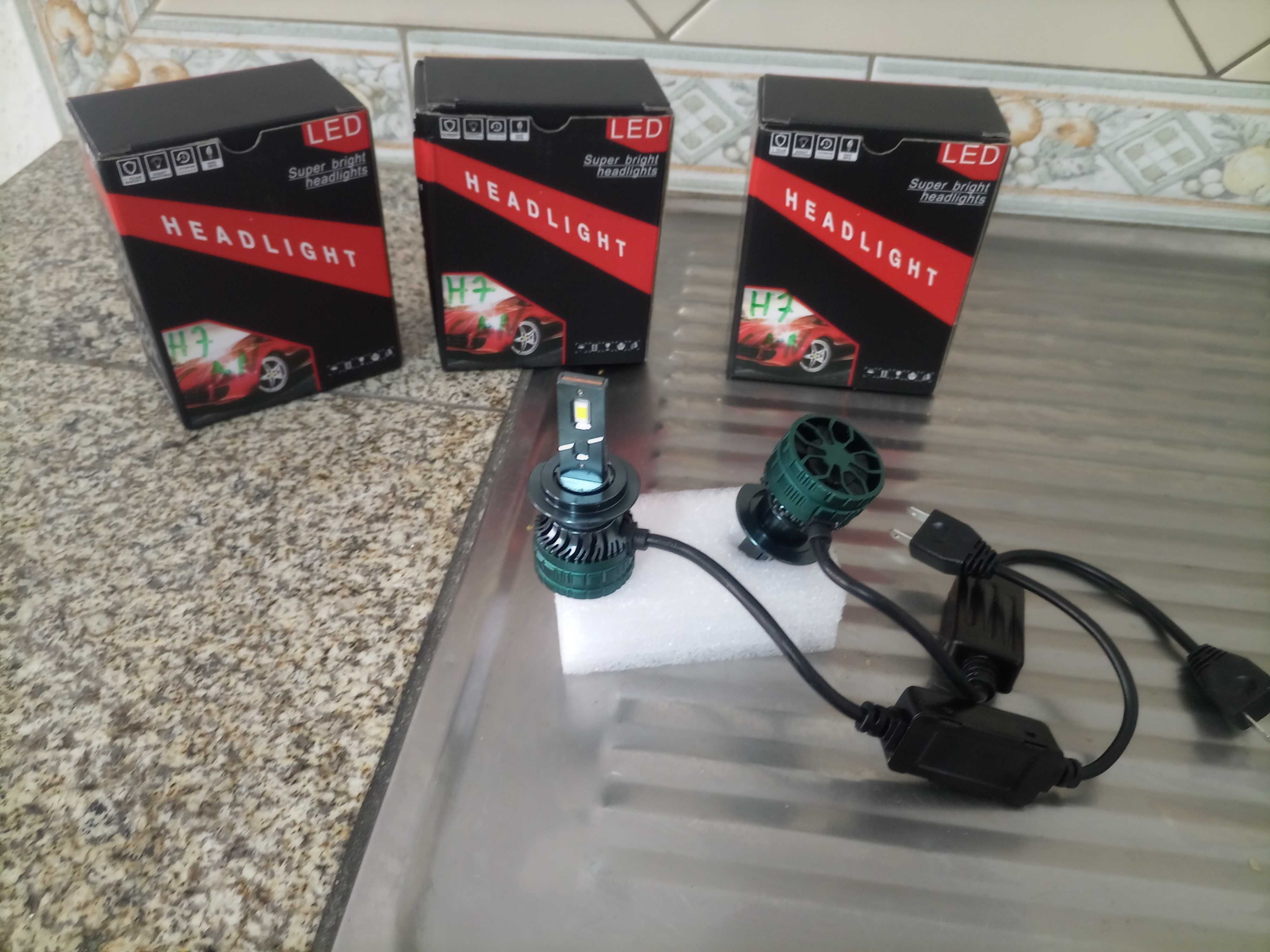 Lâmpadas LED Branco H7 Canbus 6000K 300w