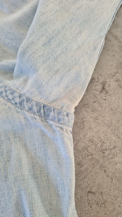 Koszula Polo Ralph Lauren. Jasny niebieski Błękitny jeansowa. S