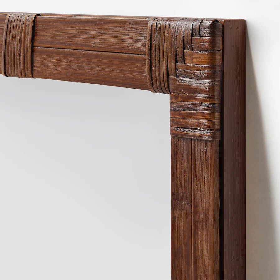 Ikea lustro rattan wiszące 47 x 62 nowe