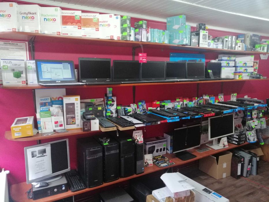 Sprzedaż używanych, poleasingowych  laptopów, komputerów, monitorów