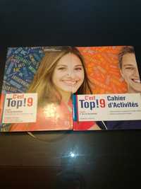 Manual e caderno de Atividades de francês C est top 9