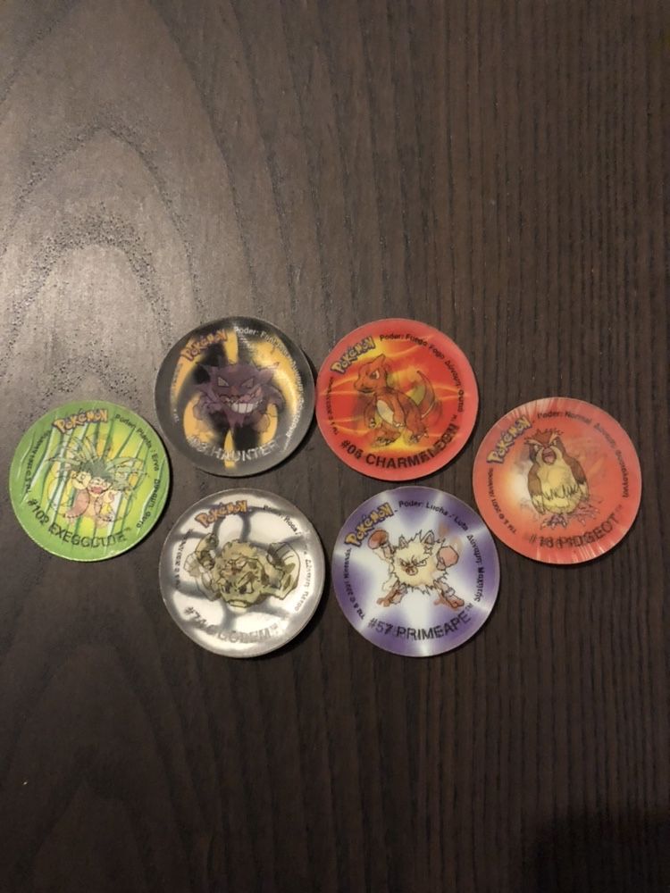 Pokémon Tazos 2 evolution 2001