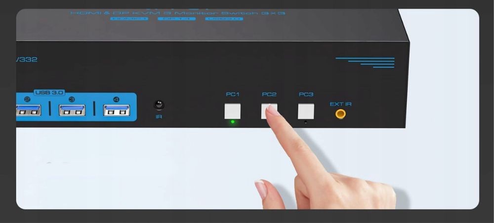 Przełącznik KVM AILVLVNG VP-SW332 8K60Hz 3xPC