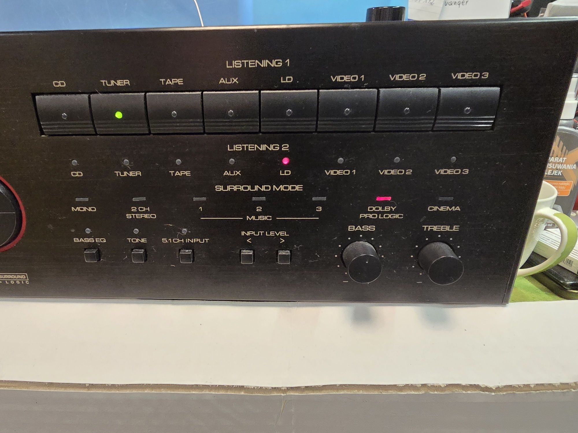 ROTEL RTC-970 preamp, przedwzmacniacz vintage + pilot.