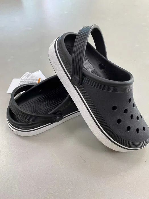 Оригинал Crocs  Off Court Black 36-44 мужские кроксы