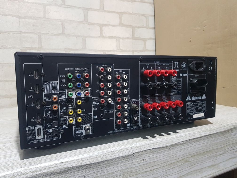 Пульт!7.1AV  ресивер  Denon AVR-1910 7x125ВтHDMI  б/у з Німеччини+1